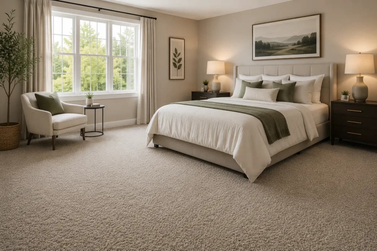 Carpet installation example