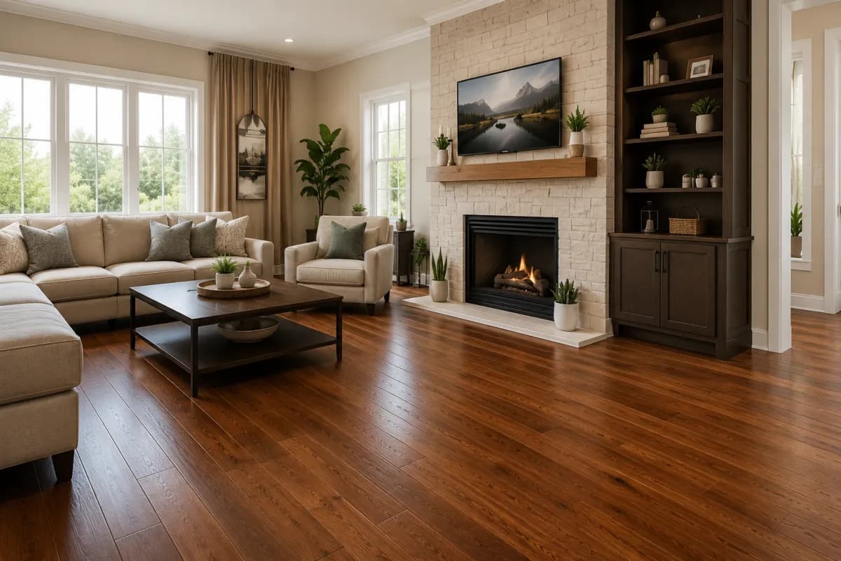 Hardwood flooring example